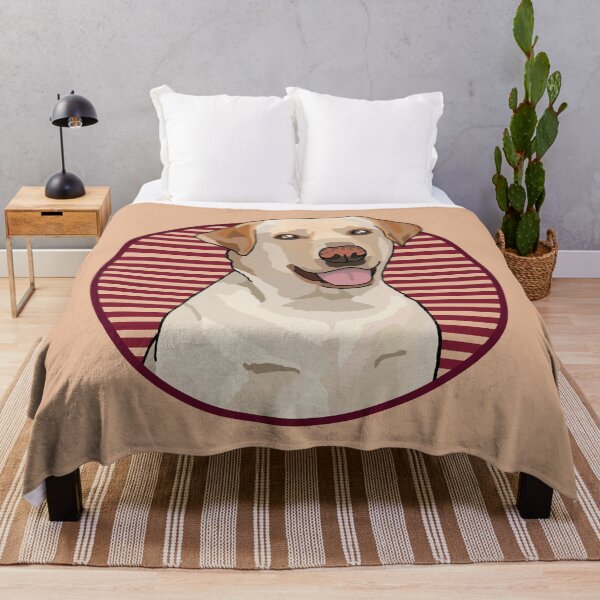 Item preview, Labrador dog w/ red stripped circle designed and sold by AdoptNFTPets.