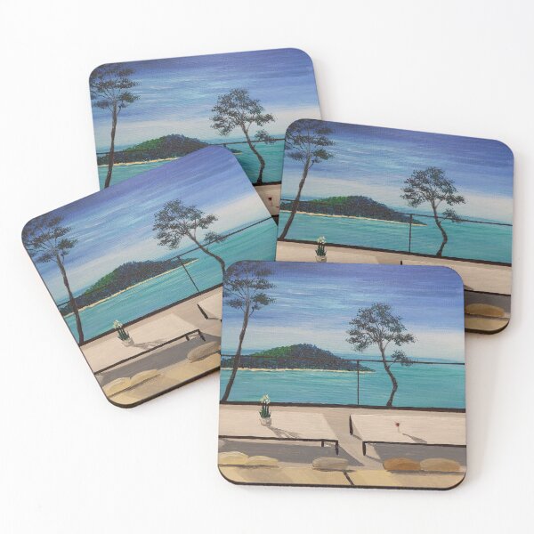 Item preview, Sun, Sea and a Glass of Cheval Blanc designed and sold by LinaPark-Art.