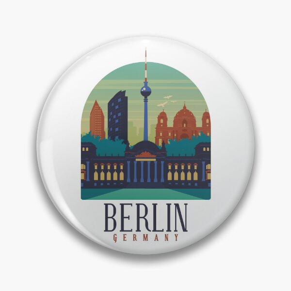 Item preview, Berlin Germany Skyline designed and sold by Hoiho Adventure Shirts.