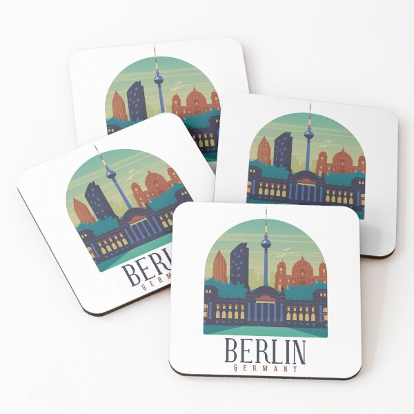 Item preview, Berlin Germany Skyline designed and sold by Hoiho Adventure Shirts.