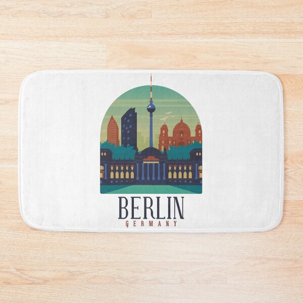 Item preview, Berlin Germany Skyline designed and sold by Hoiho Adventure Shirts.
