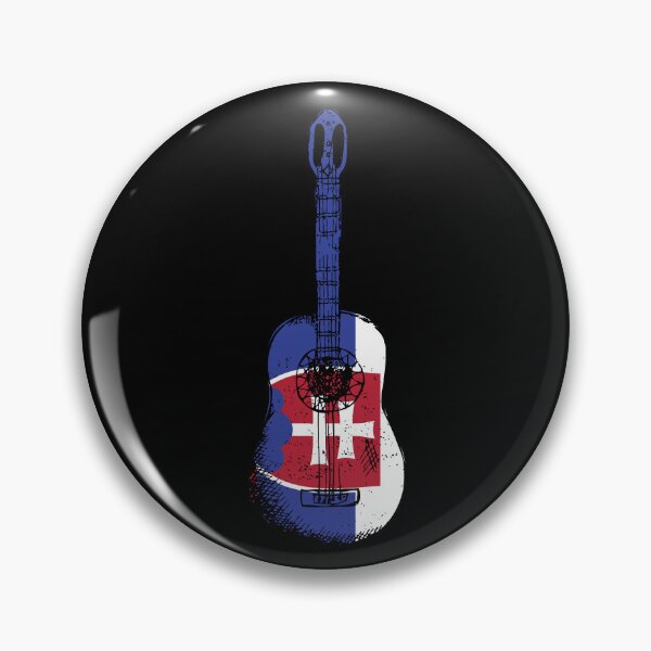 Item preview, Country Music Retro Vintage guitar Slovakia designed and sold by pretty4u.