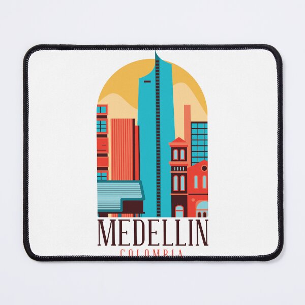 Item preview, Medellin Colombia Skyline Antioquia designed and sold by Hoiho Adventure Shirts.