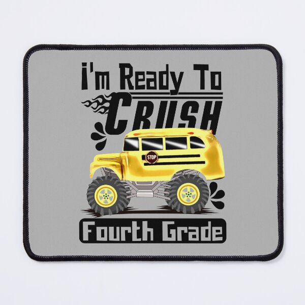 Item preview, Back To School Bus I'm Ready To Crush Fourth Grade designed and sold by CharJens.