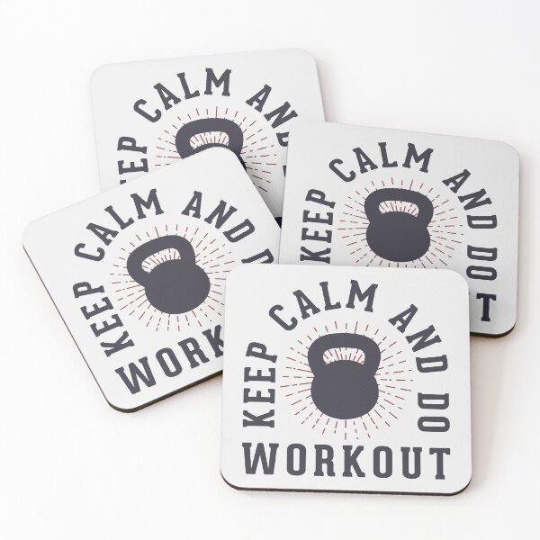 Item preview, Keep Calm And Do Workout - Motivational Workout designed and sold by motivationaltee.