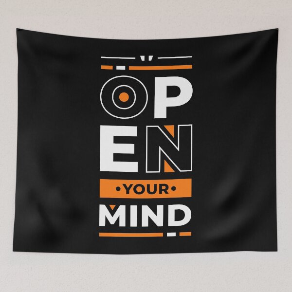 Item preview, Open Your Mind - Young Entrepreneur Inspirational Quote designed and sold by Optix.