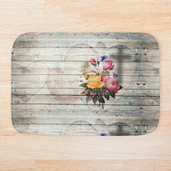Item preview, Flower Posy on Wooden Background designed and sold by MaxnGeorge.