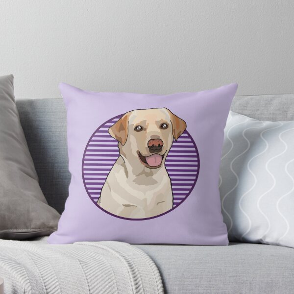 Item preview, Labrador dog w/ Purple stripped circle designed and sold by AdoptNFTPets.