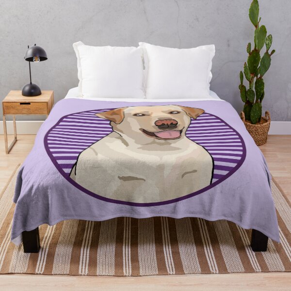 Item preview, Labrador dog w/ Purple stripped circle designed and sold by AdoptNFTPets.