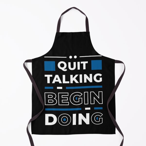 Item preview, Quit Talking Begin Doing - Entrepreneur Inspirational Quote designed and sold by Optix.