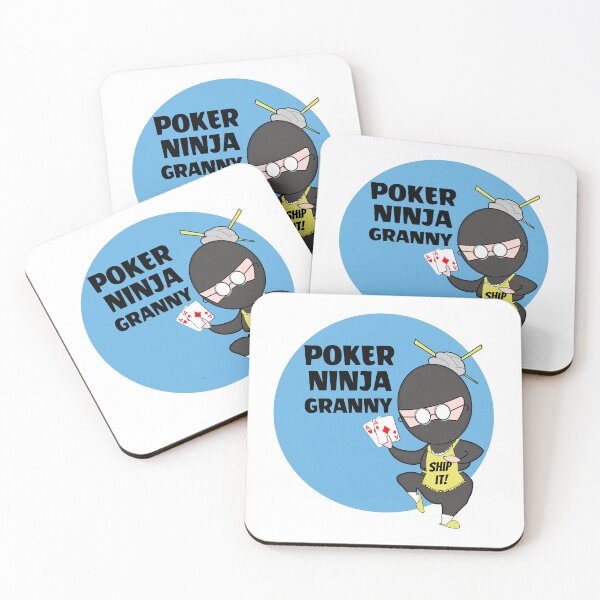 Item preview, Funny Poker Playing Ninja Granny designed and sold by MyJojoBean.