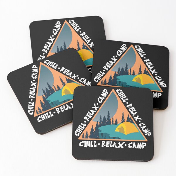 Item preview, Cliffside Scene Outdoor Camping Chill Relax Camp designed and sold by CharJens.