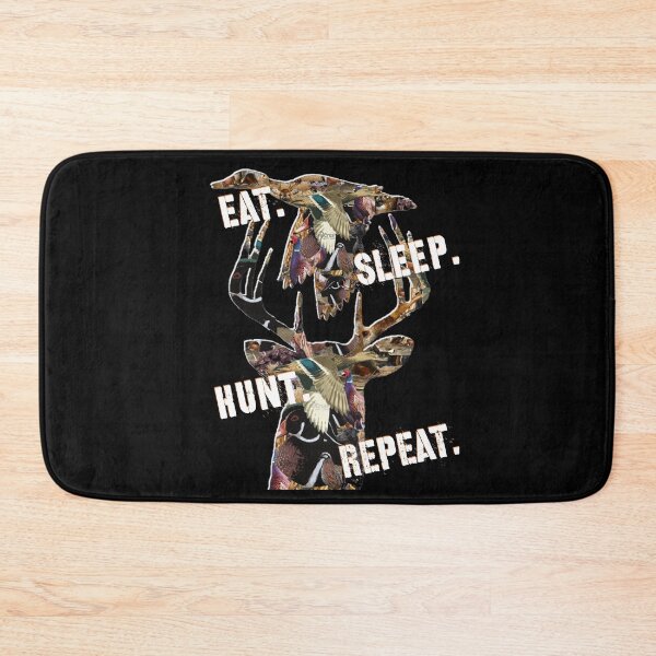 Item preview, Whitetail Buck Deer Hunting Collage with Duck Hunting, Quail Hunting, Pheasant Hunting, Labrador Retriever, and Deer Hunting designed and sold by LifeCrush.