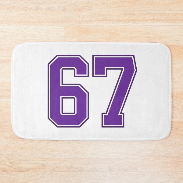 Item preview, Purple Number 67 lucky sports jersey sixty seven designed and sold by HeavyStyle.