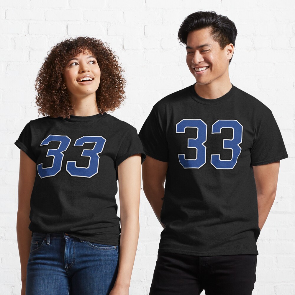 Number 33 lucky sports jersey thirty three Kids T-Shirt for Sale by  HeavyStyle