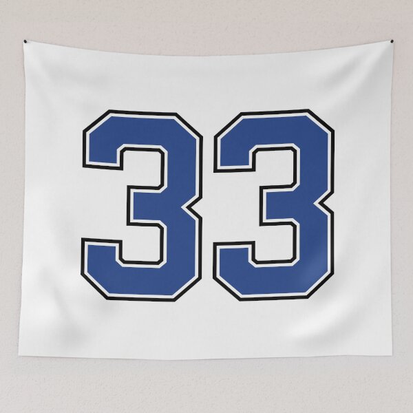 Item preview, Number 33 lucky sports jersey thirty three designed and sold by HeavyStyle.