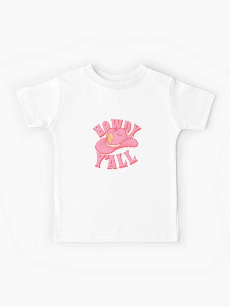 HOWDY HOWDY HOWDY Pink - | Kids YALL Redbubble d3p5j8l21 - Creamy Preppy T- Aesthetic Shirt Sale by for Background