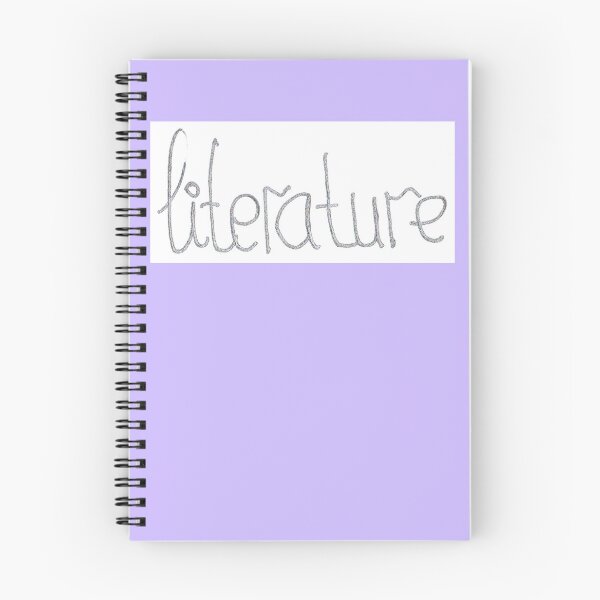 Item preview, hand lettering word literature designed and sold by lausn.