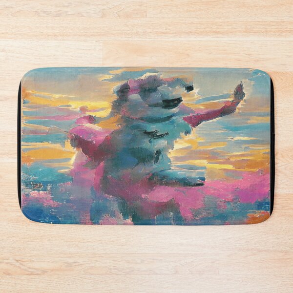 Item preview, Funny Cute Dog Waving Paws Goodbye Colorful Sketch designed and sold by funnyhalloween.