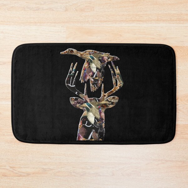 Item preview, Whitetail Buck Deer Hunting Collage with Duck Hunting, Quail Hunting, Pheasant Hunting, Labrador Retriever, and Deer Hunting designed and sold by LifeCrush.