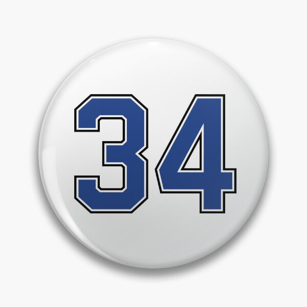 Item preview, Number 34 lucky sports jersey thirty four designed and sold by HeavyStyle.