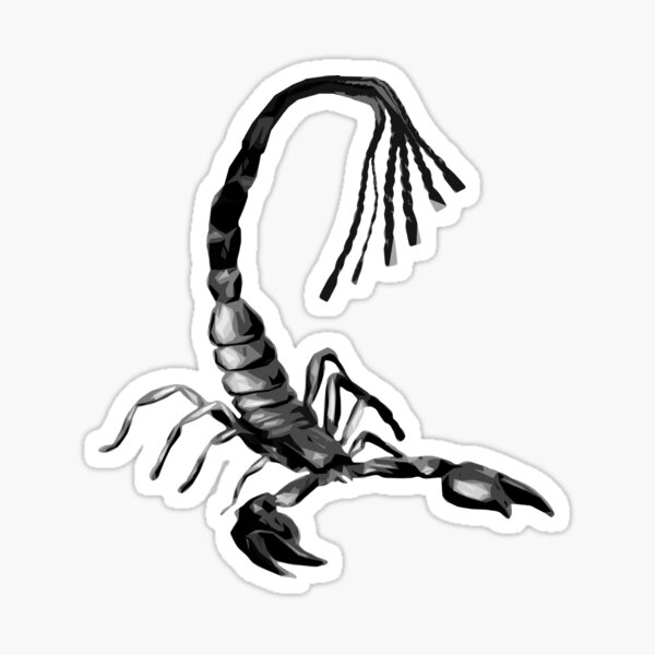 "Scorpion Sting" BDSM Kink Whip Flogger Sticker