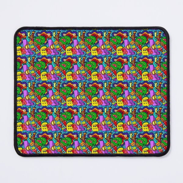 Item preview, Funny Arty Cartoon Monsters Ice Cream and Fish designed and sold by Aurorapod.