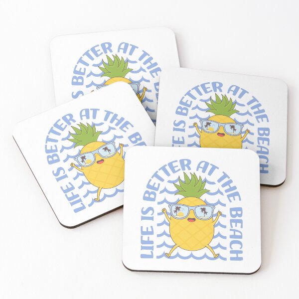 Item preview, Life is Better At The Beach - Cute Happy Pineapple designed and sold by ttttee.