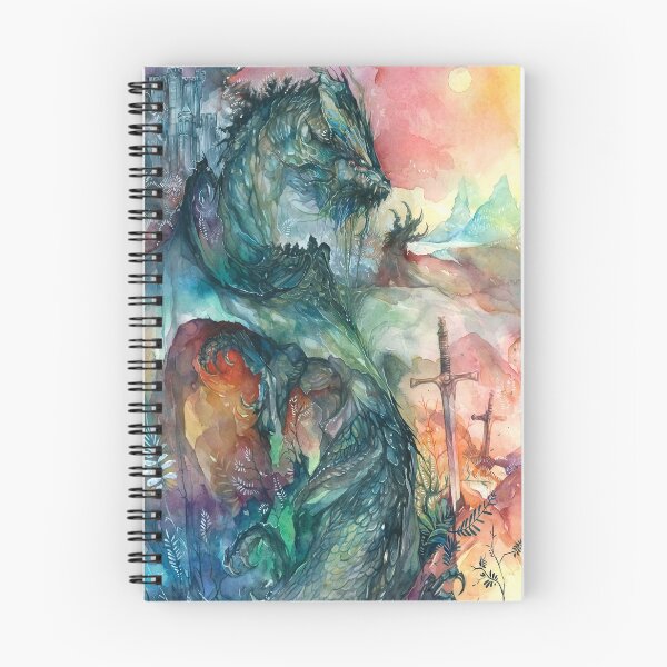 Item preview, Watercolour dragon designed and sold by RuthieMill.