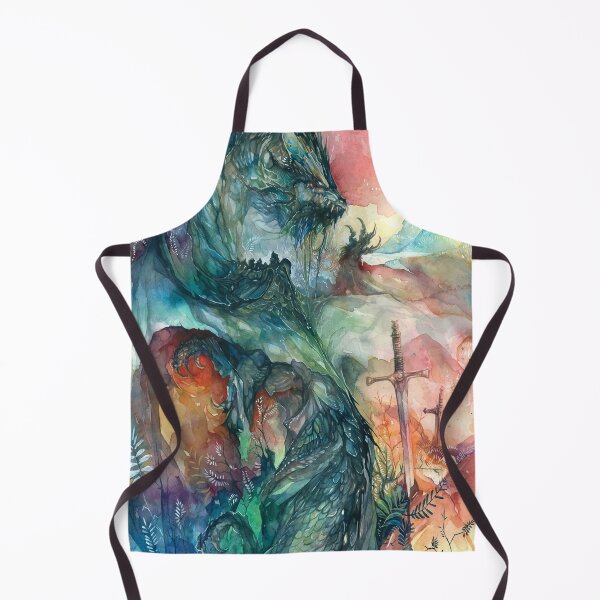 Item preview, Watercolour dragon designed and sold by RuthieMill.