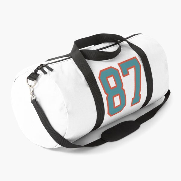 Item preview, 87 number, aqua orange lucky sports eighty seven designed and sold by ArtIsParty.