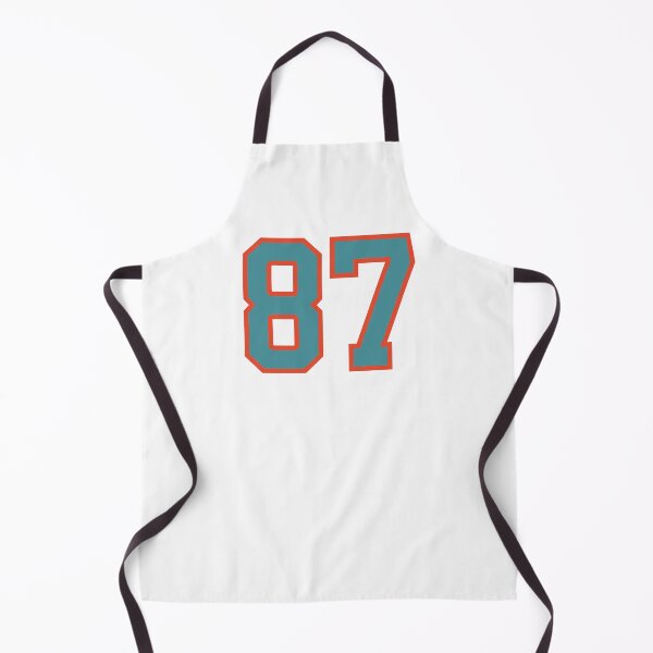 Item preview, 87 number, aqua orange lucky sports eighty seven designed and sold by ArtIsParty.
