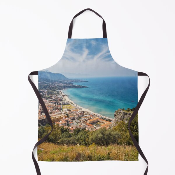 Item preview, View of Cefalu Sicily from La Rocca designed and sold by PhotoArt by Joan Carroll.