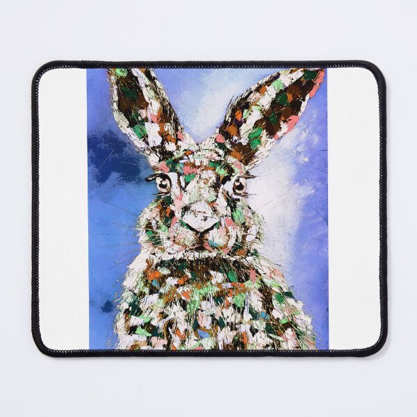 Item preview, Bunny, Pop Art, edited oil painting by Marina Daniluka designed and sold by MariDaniArt.