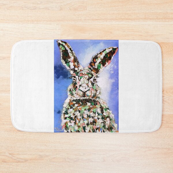 Item preview, Bunny, Pop Art, edited oil painting by Marina Daniluka designed and sold by MariDaniArt.