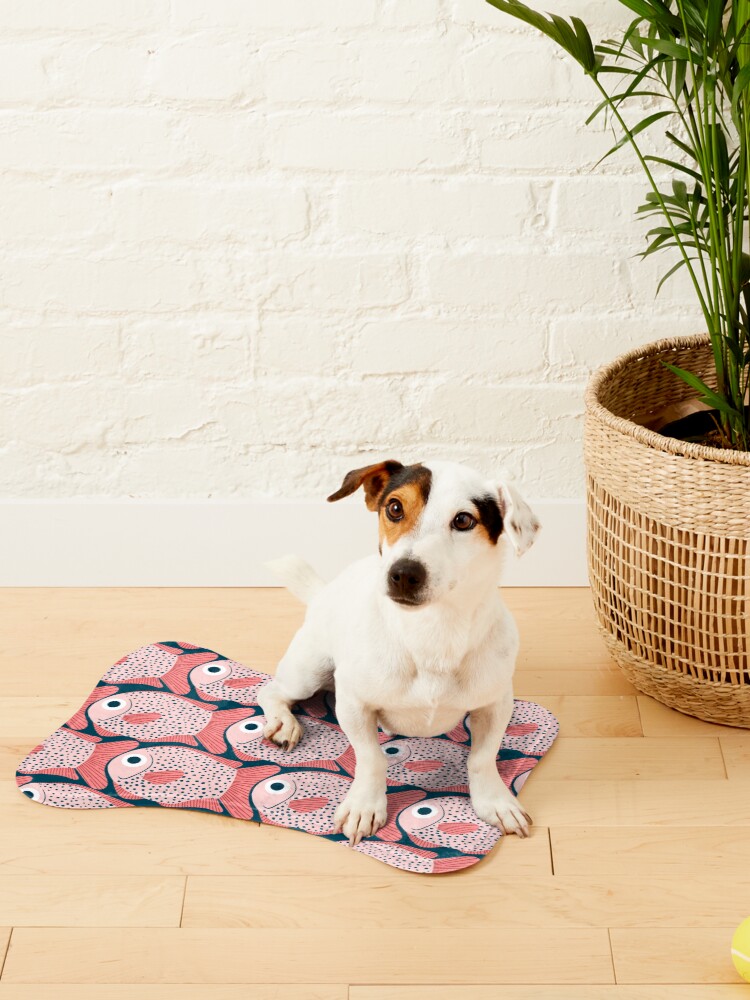 Alternate view of Fish pattern Pet Mat