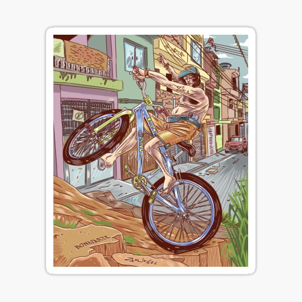 Napoleão cruzando a favela (Napoléon traversant la favela) - de Zandré - 2022 Sticker