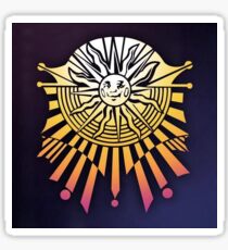Cirque du soleil gold and Blue logo Sticker