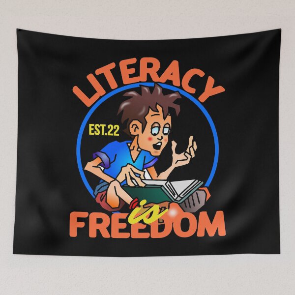 Item preview, LITERACY IS FREEDOM designed and sold by GAADesignz.