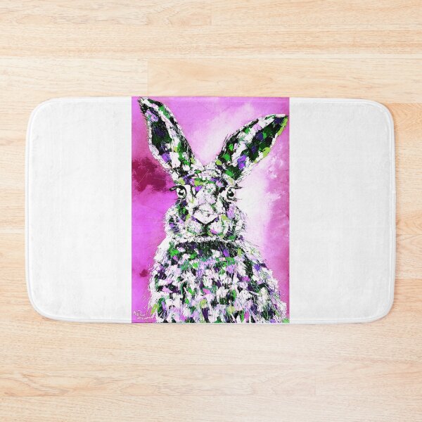 Item preview, Bunny, Pop Art, edited oil painting by Marina Daniluka designed and sold by MariDaniArt.