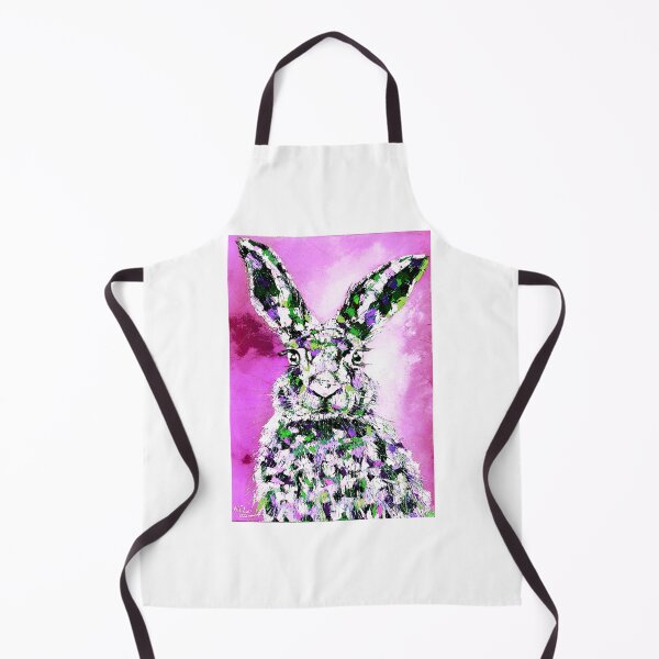 Item preview, Bunny, Pop Art, edited oil painting by Marina Daniluka designed and sold by MariDaniArt.
