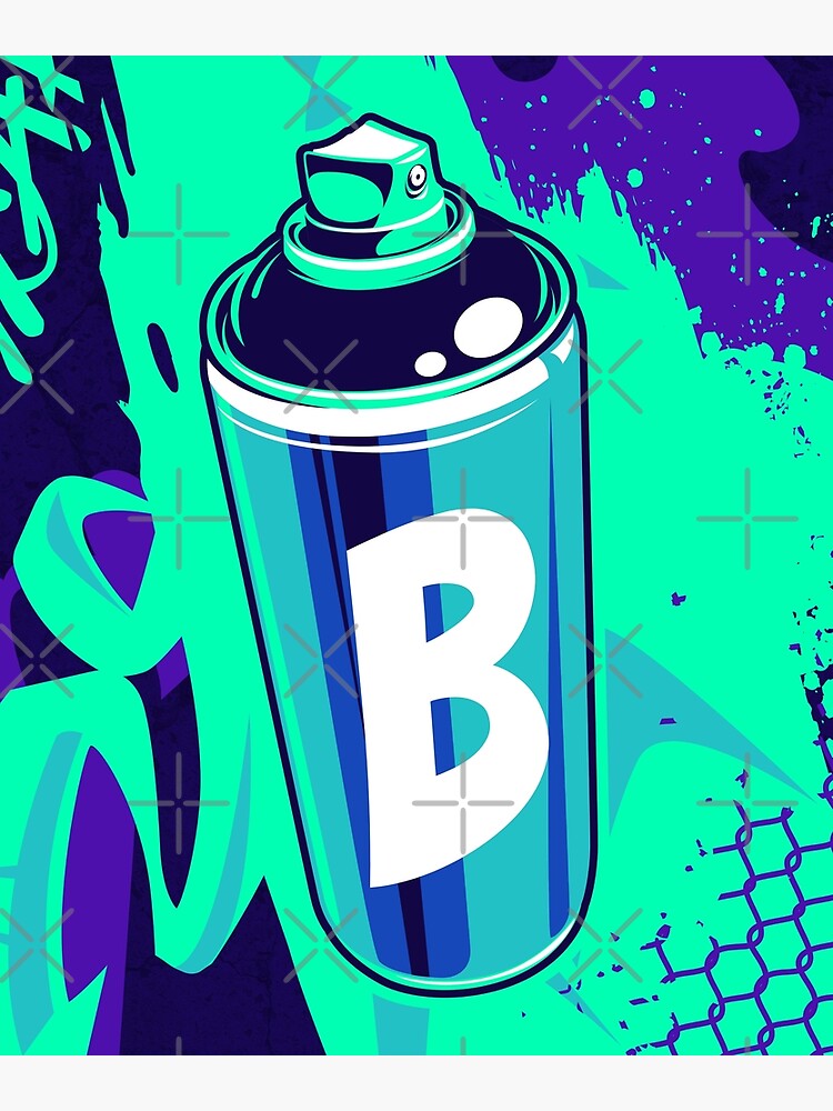 "Letter B Graffiti | Spray Job" Poster For Sale By M2mdoh | Redbubble