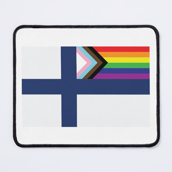 Item preview, Finland [Rainbow flags] designed and sold by lazarusheart.