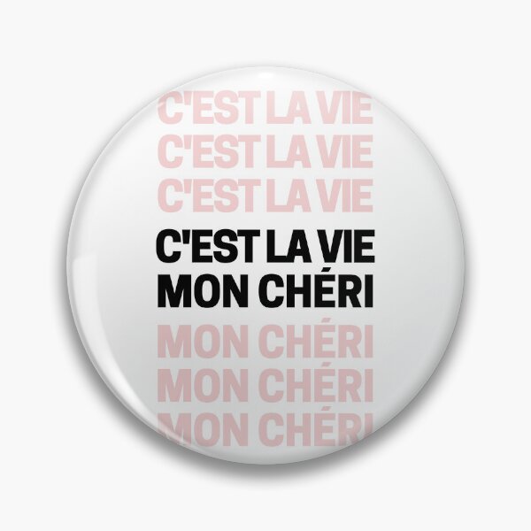 Item preview, C'est la vie mon cheri! designed and sold by SimpleCosyLifee.