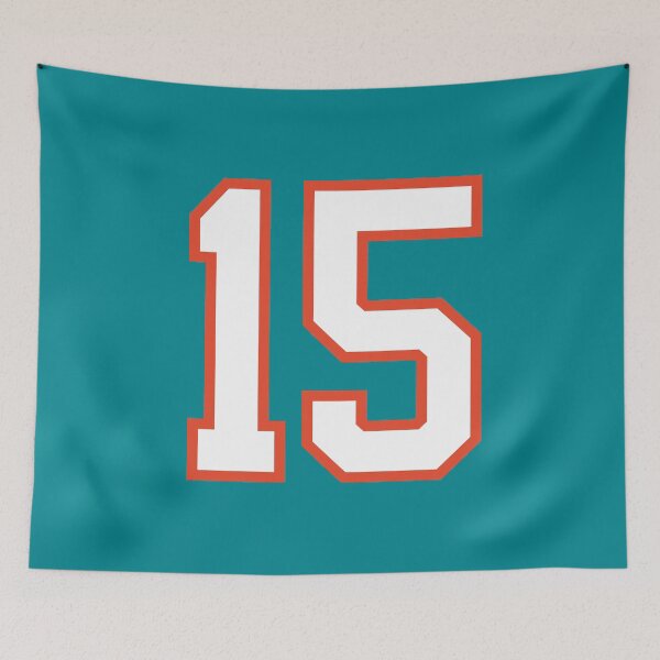 Item preview, Sports Number 15, white orange color lucky sport fifteen designed and sold by ArtIsParty.
