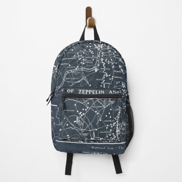 Item preview, Map of Zeppelin and aeroplane bombs on London. designed and sold by UnicornFlamingo.