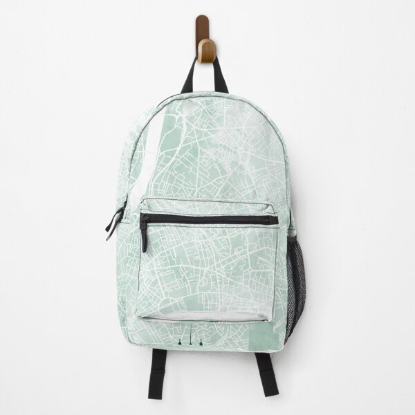 Item preview, London Skyline & Map Watercolor Sage Green by Zouzounio Art designed and sold by zouzounioart.