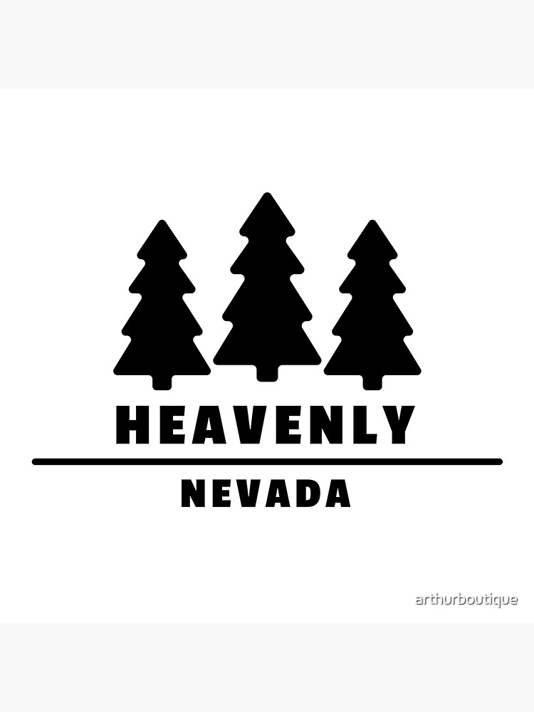 Disover Heavenly Mountain Ski Snowboard - Heavenly Mountain NV Premium Matte Vertical Poster