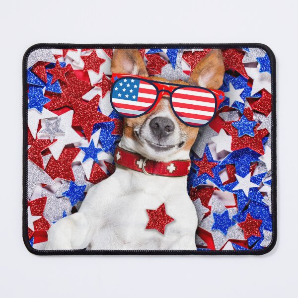 Item preview, 4th of July Cute Dog Patriotic Independence Day designed and sold by HBVinyls.