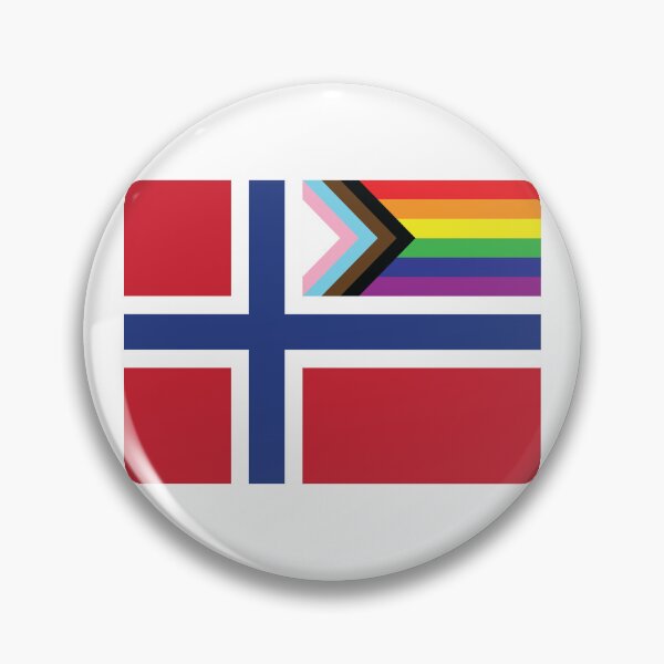 Item preview, Norway [Rainbow flags] designed and sold by lazarusheart.